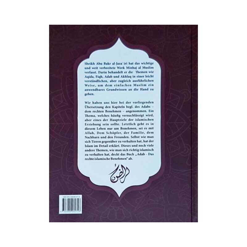 Adab - Das gute Benehmen (Sheikh Al jazairi)