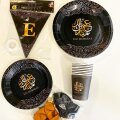 Eid Deko-Set(Schwarz)