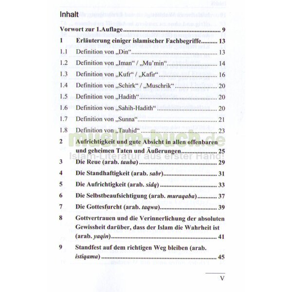 Auszüge aus Erläuterungen zu Riyad-as-Salihin von Imam An-Nawawi