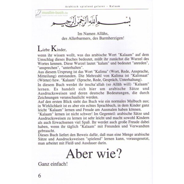 Kalaam - Arabisch spielend gelernt