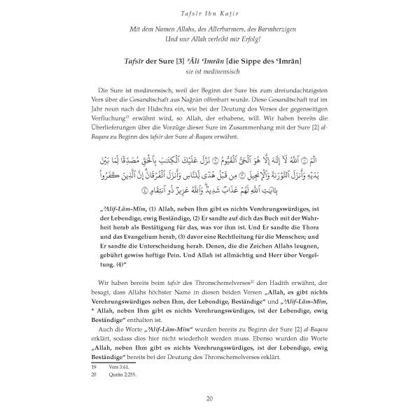 Tafsir ibn Kathir - Sure [3] Ali-Imran und Sure [4] an-Nisa