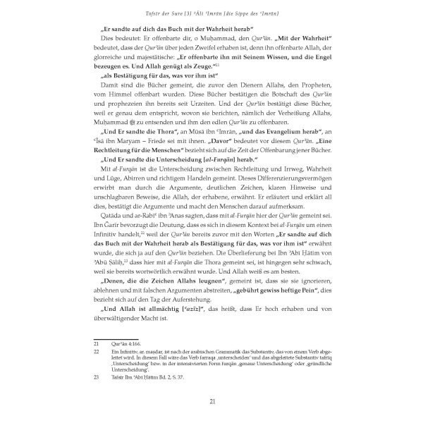 Tafsir ibn Kathir - Sure [3] Ali-Imran und Sure [4] an-Nisa