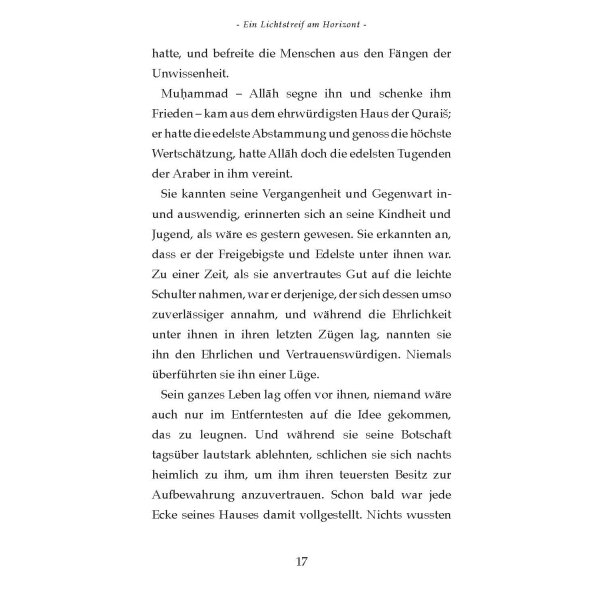 Eine Botschaft – Ohnegleichen
