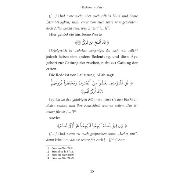 Tazkiyyat-u-Nafs – Die Läuterung der Seele
