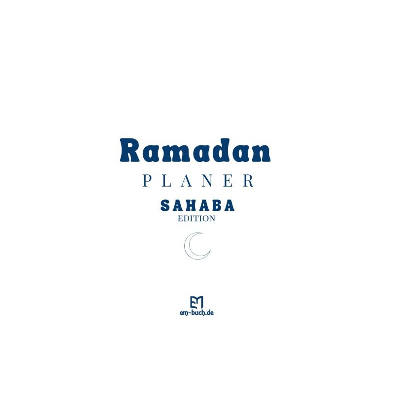 Ramadan-Planer - Sahaba edition