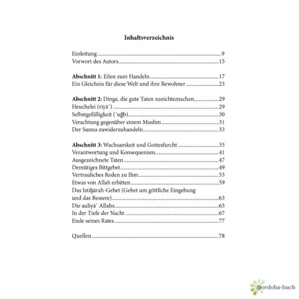 Al-Wasiyyah - Ermahnung an den Gottesfürchtigen