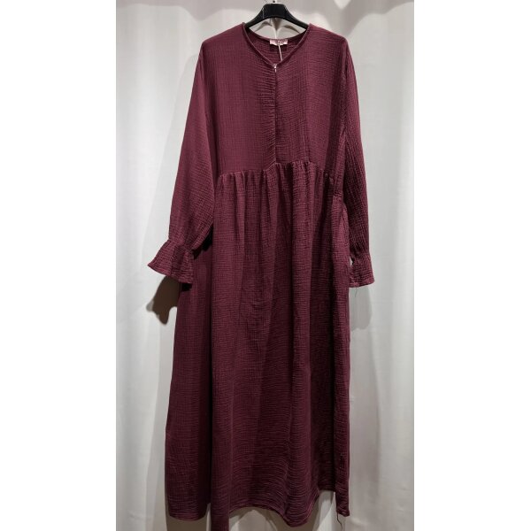 Musselin Abaya mit Reißverschluss