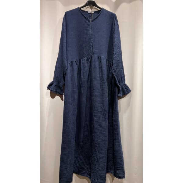 Musselin Abaya mit Reißverschluss