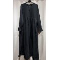 Musselin Abaya mit Reißverschluss