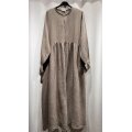 Musselin Abaya mit Reißverschluss