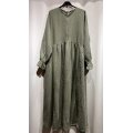 Musselin Abaya mit Reißverschluss