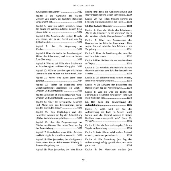 Sahih Muslim - von Imam Al-Hafiz Al-Mundiryy (Band 2)