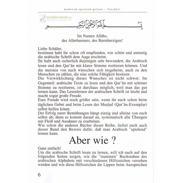 Taschkil - Arabisch spielend gelernt